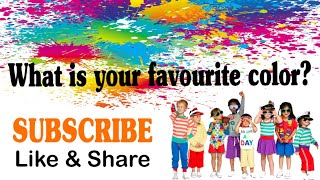 What is your favourite color  Educational videos for Kids  kidsplaytime colors kidslearning [upl. by Timmi722]