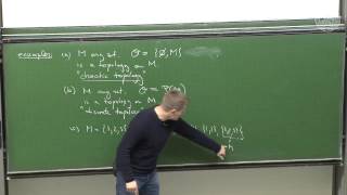 Topological spaces  construction and purpose  Lec 04  Frederic Schuller [upl. by Zamir738]