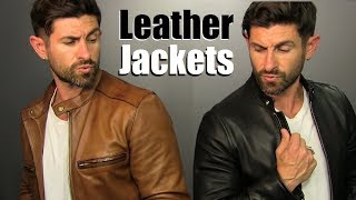 Where To Buy BADASS Leather Jackets This Season amp 4 BADASS Ways To Wear Them [upl. by Prisca]