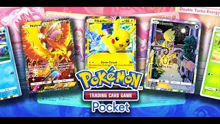 Lets Open 20 Packs of Pokémon Pocket Packs [upl. by Eerased]