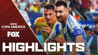 Argentina vs Colombia Highlights  2024 Copa América  Final [upl. by Painter]