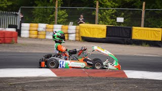 Hunts Kart Racing Club 406  Senior Rotax [upl. by Tanitansy]