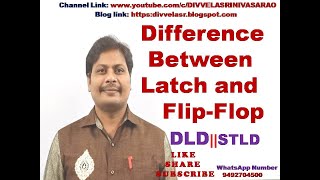 Difference between Latch and Flip Flop  Latch versus Flipflop  Compare Latch and Flipflop  STLD [upl. by Rufford]