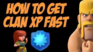 Clash of Clans How to Get Clan XP Fast  Level Up Your Clan Fast [upl. by Ayaj129]