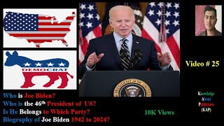 Facts About Joe Biden  IS Joe Biden REALLY The 46th President of the USA [upl. by Rekcut]