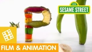 Sesame Street Which Foods Begin with the Letter P [upl. by Eugnimod368]