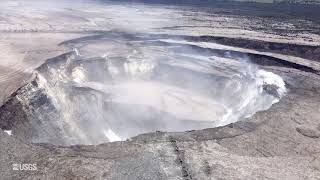 Kīlauea Volcano  Midday Overflight June 5 [upl. by Akerahs413]