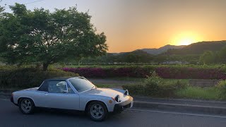 169 ポルシェ914整備で仕上げへ。屋根を開けて試乗してみた。車載動画あり。2stセルボもあるよ。 [upl. by Mella]