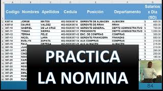 NOMINA EN EXCEL [upl. by Ahsiram]