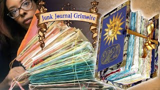 Making a Seasonal Grimoire Junk Journal Book Of Shadows Mistakes And How To Fix Them [upl. by Madeline]