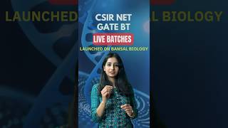 Bansal Biology new Courses  CSIR NET and GATE Course 🔥 [upl. by Filmer]