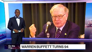 Warren Buffett Turns 94  On This Day [upl. by Mcgurn]