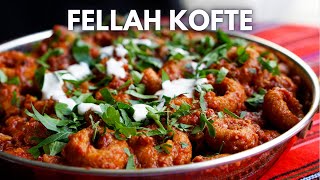 Fellah Kofte Spicy Bulgur Dumplings in Garlic Tomato Sauce [upl. by Elbart]