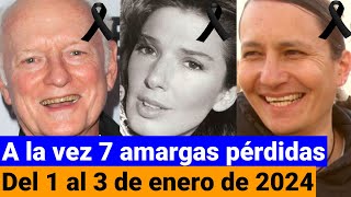 Famosos fallecidos entre el 1 y el 3 de enero de 2024 [upl. by Jervis]