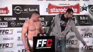 FFC 7 Sarajevo  MMA WeighIn [upl. by Bolling]