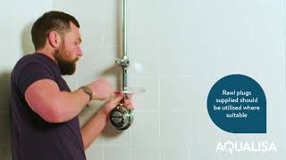 How to install an exposed Aqualisa Quartz smart shower system [upl. by Asaeret]