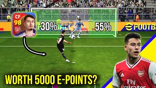 Worth 5000 eFootball Points Gabriel Martinelli Review  Speedster 🤯 eFootball 2025 mobile [upl. by Eltrym]