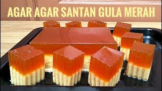 Resep agar agar santan gula merah [upl. by Maxy]