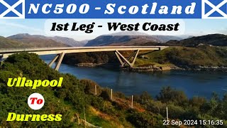 Self Build Camper Van UK – NC500 Road Trip  1st Leg  West Coast  Ullapool To Durness … [upl. by Nassi930]