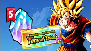 GUARANTEED FREE LR WORLDWIDE 2024 STEP UP TICKET LR SUMMON Dragon Ball Z Dokkan Battle [upl. by Esor713]