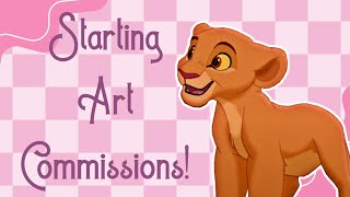 STARTING ART COMMISSIONS [upl. by Onitram]