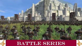 Minas Tirith  Third Age Total war Part 1  HISTORIC BATTLE SERIES [upl. by Aicenad]