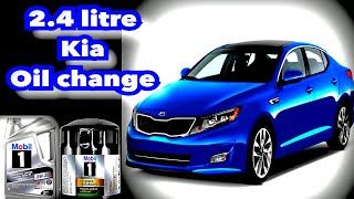 Kia Optima Kia Sportage 24 oil change 24 litre Kia oil change [upl. by Azar]