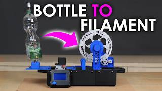 PET Bottle Recycling Waste to 3D Printing Filament [upl. by Deeas]