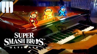 Smash Bros Ultimate Lifelight Piano Cover Orchestra  Main Theme Melody Geeks [upl. by Mun64]