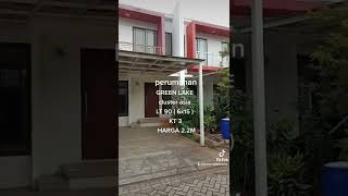 Greenlake city cipondoh tanggerang cluster asia LT 90m2  2 lantai [upl. by Chadwick423]