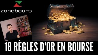 18 règles dor en bourse [upl. by Binette]