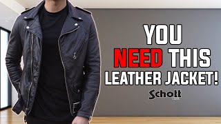 SCHOTT 626VN Review  FitSize Guide  BEST Leather Jacket Ever Made [upl. by Notle]