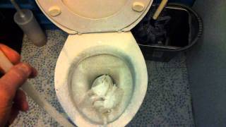 How To Unblock A Toilet Without A Plunger [upl. by Hillinck982]