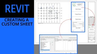 Revit Structure  Part 2  Creating a custom Sheet [upl. by Chase]