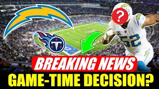 🚨 quotBIG NEWS CRITICAL PLAYER QUESTIONABLE FOR WEEK 10  CAN THE BOLTS HANDLE THIS CHARGER NEWS [upl. by Lux13]