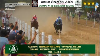 LEGENDARIA Ctes Hipico Santa Ana Ctes 17122022 [upl. by Ketti]