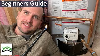 Easiest Way To Light A Gas Water Heater Pilot Light [upl. by Eneladgam]