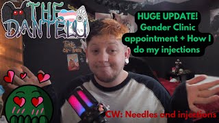 HUGE UPDATE Gender Clinic Appointment  How I do my Testosterone injections [upl. by Artimid445]