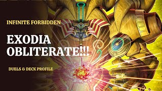 The EXODIA Deck INFO Duels amp Deck Profile Infinite Forbidden [upl. by Yrahcaz713]