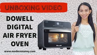 UNBOXING DOWELL DIGITAL AIR FRYER OVEN [upl. by Oxford468]