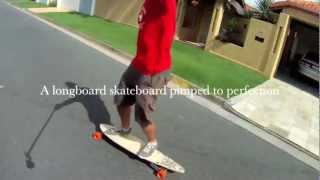 A longboard skateboard pimped to perfection [upl. by Ertnod]