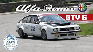 Alfa Romeo GTV6 Rally amp Hillclimb  epic Busso V6 sound 🍀 PURE SOUND HD [upl. by Einaffets]