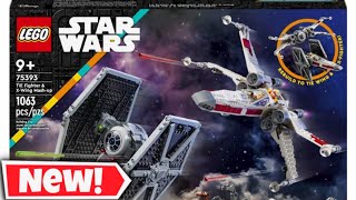 LEGO Star Wars 75393 TIE Fighter amp XWing LEAKED Set [upl. by Annor]