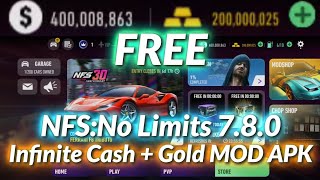 NFS No Limits 780  Infinite Gold  Cash MOD APK  FREE RELEASE [upl. by Jorgan721]