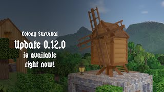 Colony Survival Update 0120 Release Trailer [upl. by Repsihw]