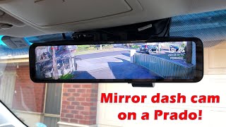 PRADO BUILD  Installation amp overview of the Pormido PR998 mirror dashcam on a Toyota Prado [upl. by Edniya443]