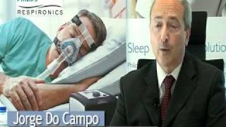 Vídeo Noticia Sistema CPAP Philips contra la apnea del sueño [upl. by Nilkoorb228]