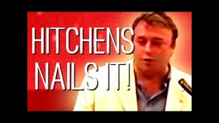 Christopher Hitchens Nails Israel Palestine Conflict [upl. by Aydni]