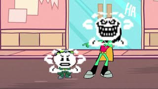 Floweys Laugh In a Teen Titans Go Episode [upl. by Moguel808]