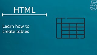 تعلم HTML 5  الجداول [upl. by Suicul]